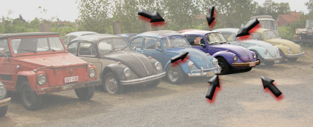 Sur le parking en belgique........